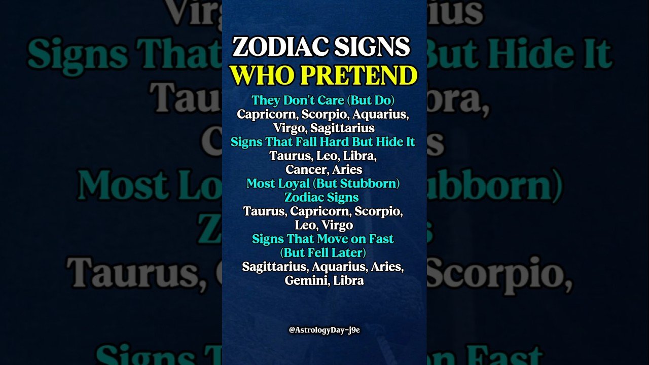 No momento, você está visualizando Zodiac Signs Who Pretend To Be Something #zodiac #astrology #horoscope #tarot