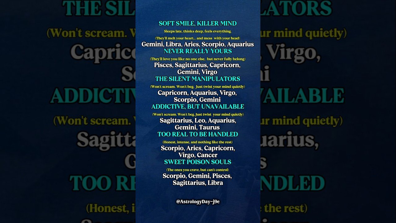 No momento, você está visualizando ZODIAC SIGNS WITH DARKNESS #zodiac​ #zodiacsigns​ #astrology #horoscope​ #tarot​