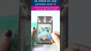 Leia mais sobre o artigo কে তোমাকে মন থেকে ভালোবাসে? #currentfeelings #tarot #bengalitarotreading #reelschallenge #reels
