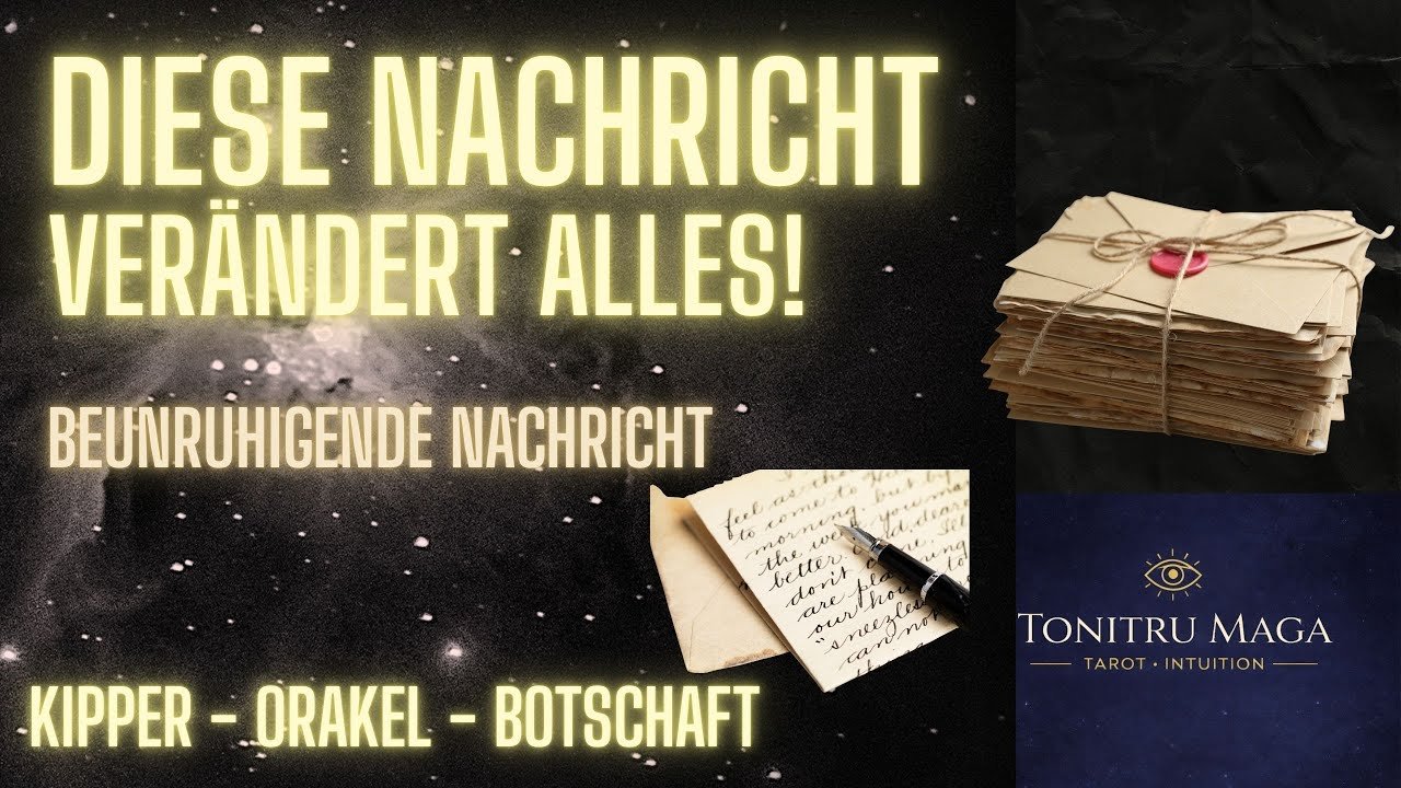 No momento, você está visualizando ⚠️ Eine beunruhigende Nachricht öffnet dir die Augen 💔 Botschaft | Tarot Orakel