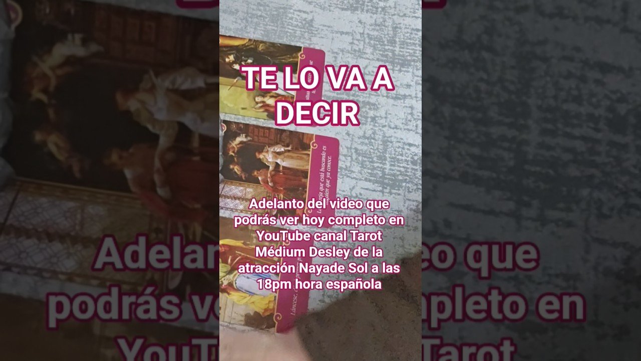 No momento, você está visualizando 👌 #tarotamornuevo #tarot #lovetarot #tarot #nuevo @NAYADESOLMEDIUM