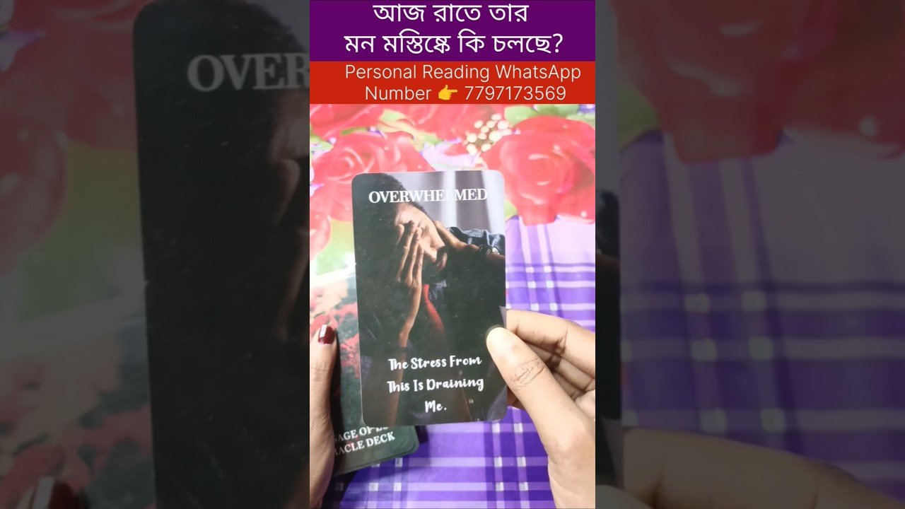 No momento, você está visualizando আজ রাতে তার মন মস্তিষ্কে কি চলছে? #tarot #bengalitarotreading #fortunetelling #reelschallenge