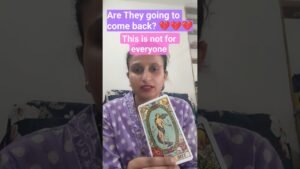 Leia mais sobre o artigo ARE THEY COMING BACK? 💔 Not For Everyone#tarot #lovetarotreading #tarotguidance