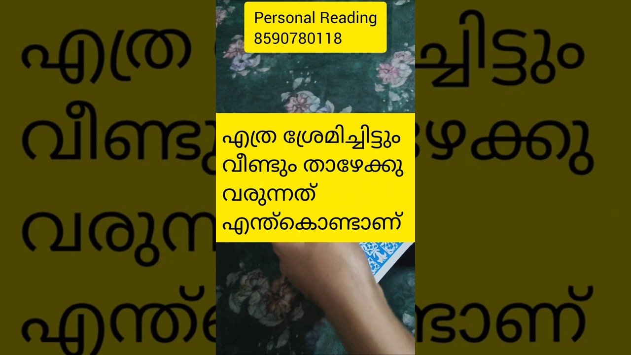 No momento, você está visualizando എത്ര ശ്രമിച്ചിട്ടും വീണ്ടും താഴേക്കു 🙏#shorts #timelessreading #collectivereading #tarotreading