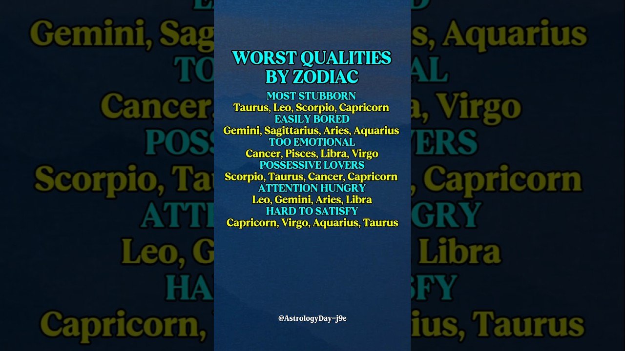 No momento, você está visualizando Dark Side of the Zodiac: When Traits Turn Toxic #zodiac #zodiacsigns ##astrology #horoscope #tarot