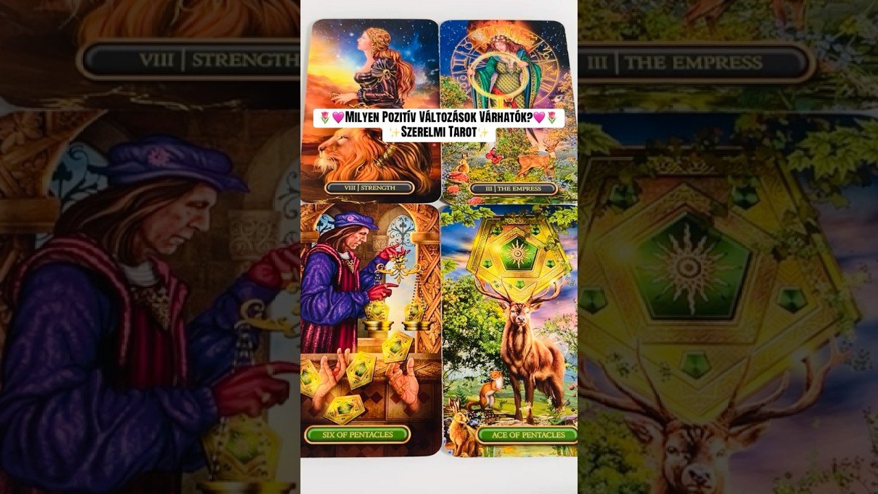 No momento, você está visualizando 🌷🩷Milyen Pozitív Változások Várhatók?🩷🌷✨Szerelmi Tarot✨