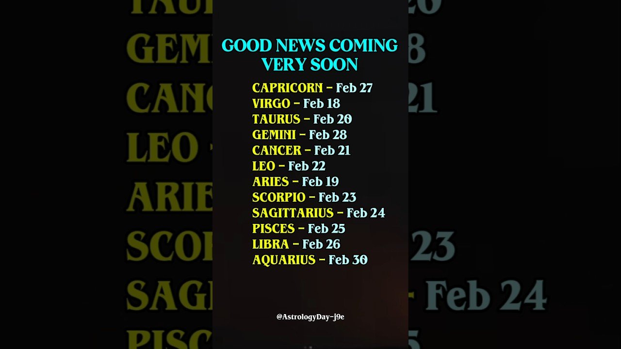 No momento, você está visualizando February Good News Coming Very Soon #zodiac #zodiacsigns #astrology #horoscope #tarot