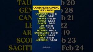 Leia mais sobre o artigo February Goods News Coming Very Soon #zodiac #zodiacsigns #astrology #horoscope #tarot