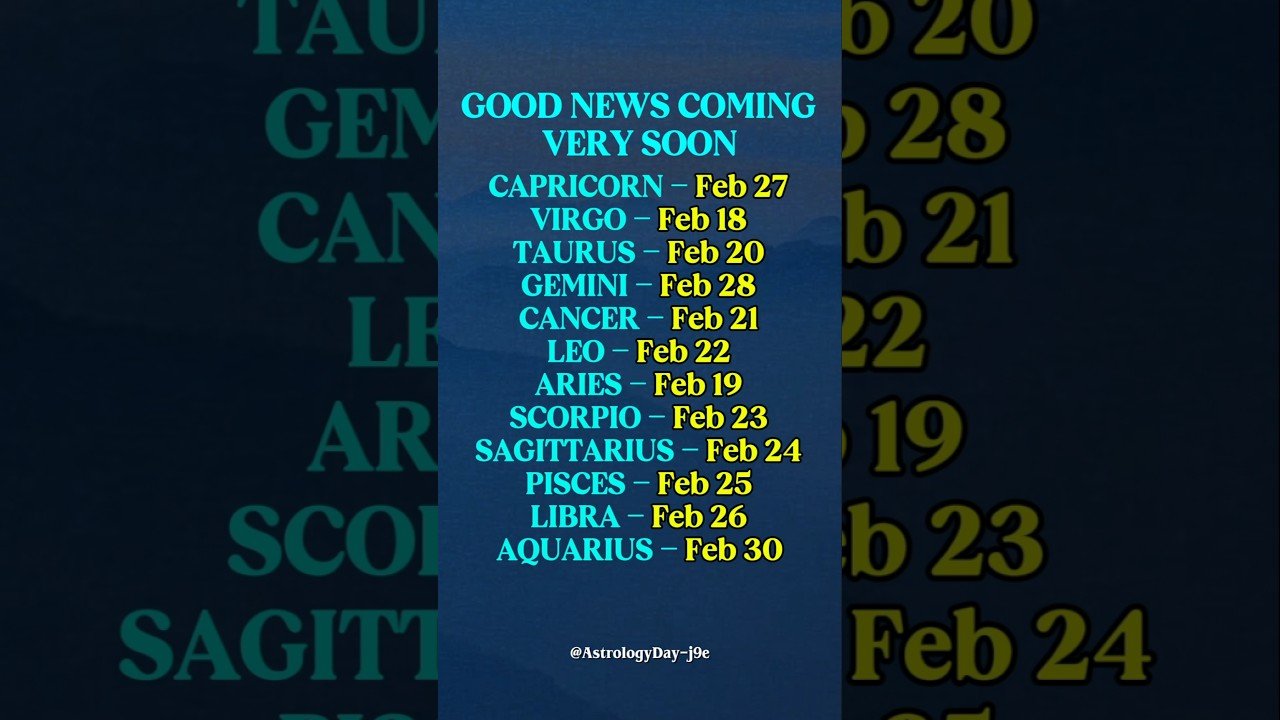 No momento, você está visualizando February Goods News Coming Very Soon #zodiac #zodiacsigns #astrology #horoscope #tarot