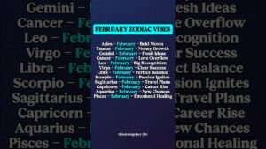 Leia mais sobre o artigo FEBRUARY ZODIAC SIGNS VIBES #zodiac #zodiacsigns #astrology #horoscope #tarot