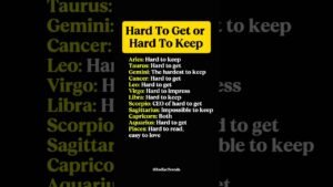Leia mais sobre o artigo Hard To Get vs Hard To Keep ##zodiac #zodiacsigns #astrology #horoscope #tarot
