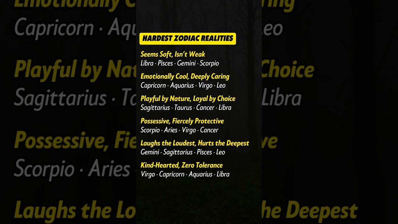 No momento, você está visualizando HARDEST ZODIAC REALITIES 🔥 | The Truth They Hide #shorts #zodiac #tarot #trending #horoscope