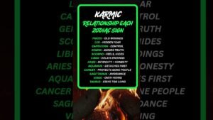 Leia mais sobre o artigo Karmic Relationship Each Zodiac Sign #zodiac #astrology #tarot #horoscope #facts #fyp #astro