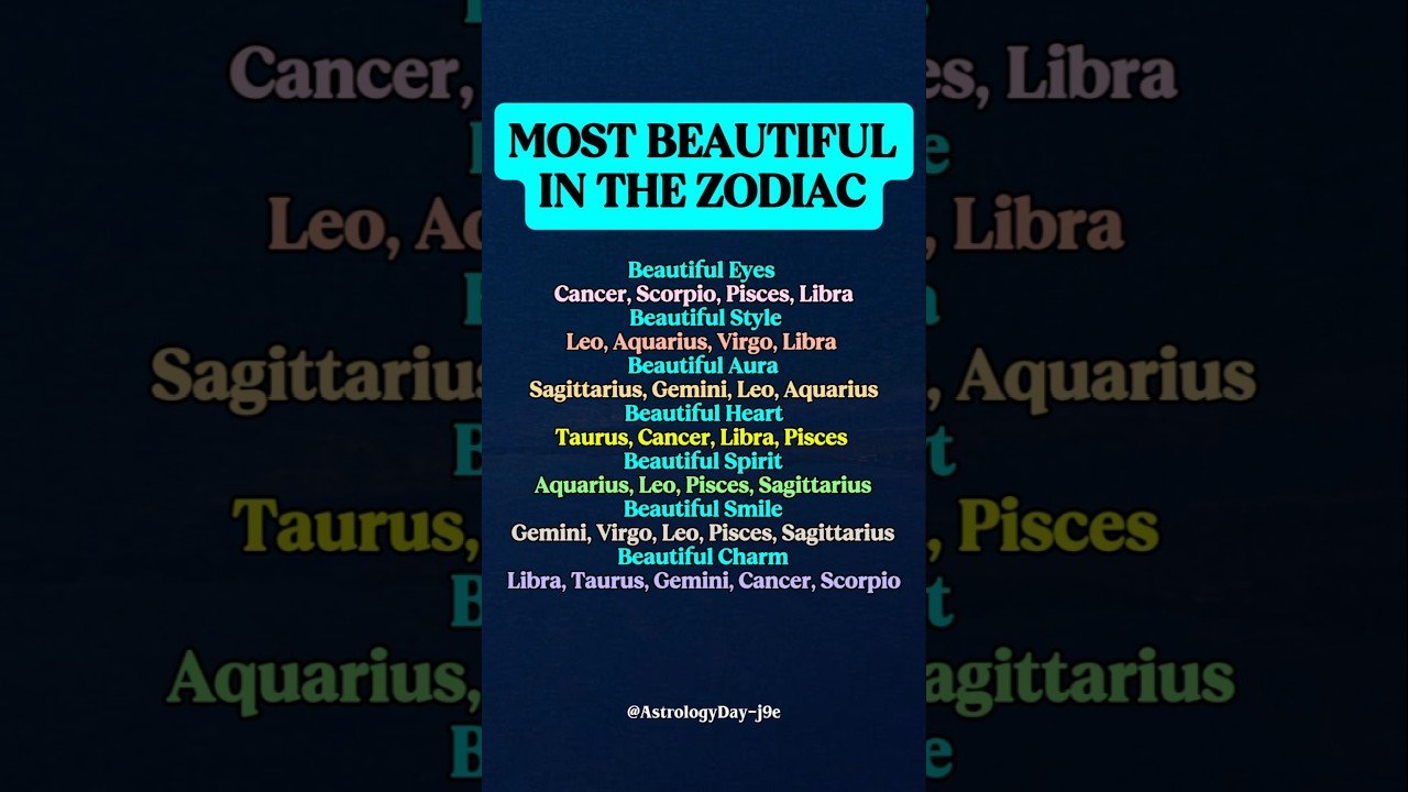 No momento, você está visualizando Most Beautiful In Zodiac Signs #zodiac #zodiacsigns #astrology #horoscope #tarot