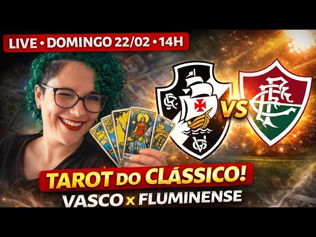 No momento, você está visualizando PRÉ JOGO VASCO DA GAMA x FLUMINENSE – LIVE DO TAROT COM ALINE!