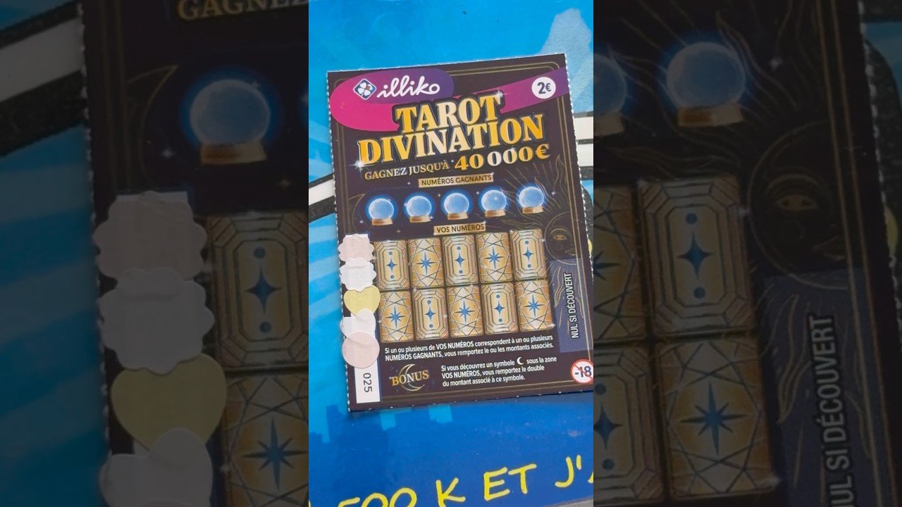 No momento, você está visualizando TAROT DIVINATION 🔮 Nouveau ticket FDJ   #nouveauté #fdj #grattage