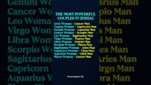 Leia mais sobre o artigo THE MOST POWERFUL COUPLES IN ZODIAC SIGNS #zodiac #zodiacsigns #astrology #horoscope #tarot