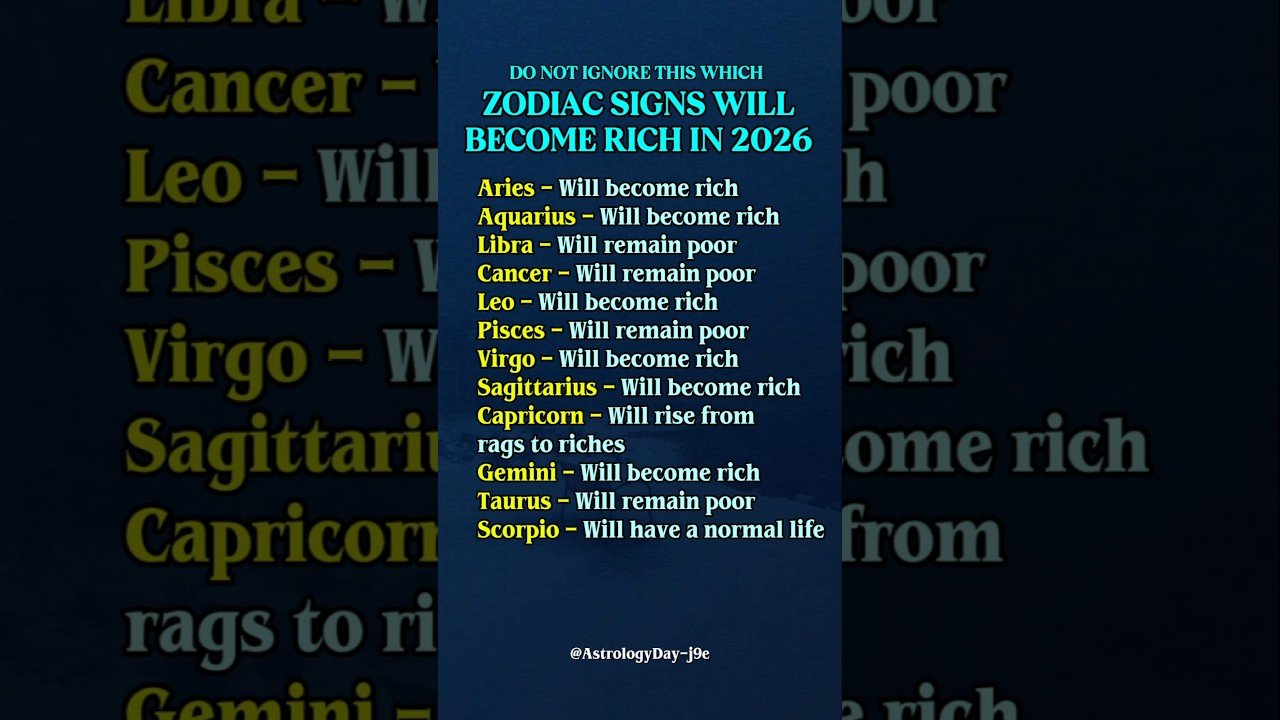 No momento, você está visualizando These Zodiac Signs Get Riches in 2026 #zodiac #zodiacsigns #astrology #horoscope #tarot