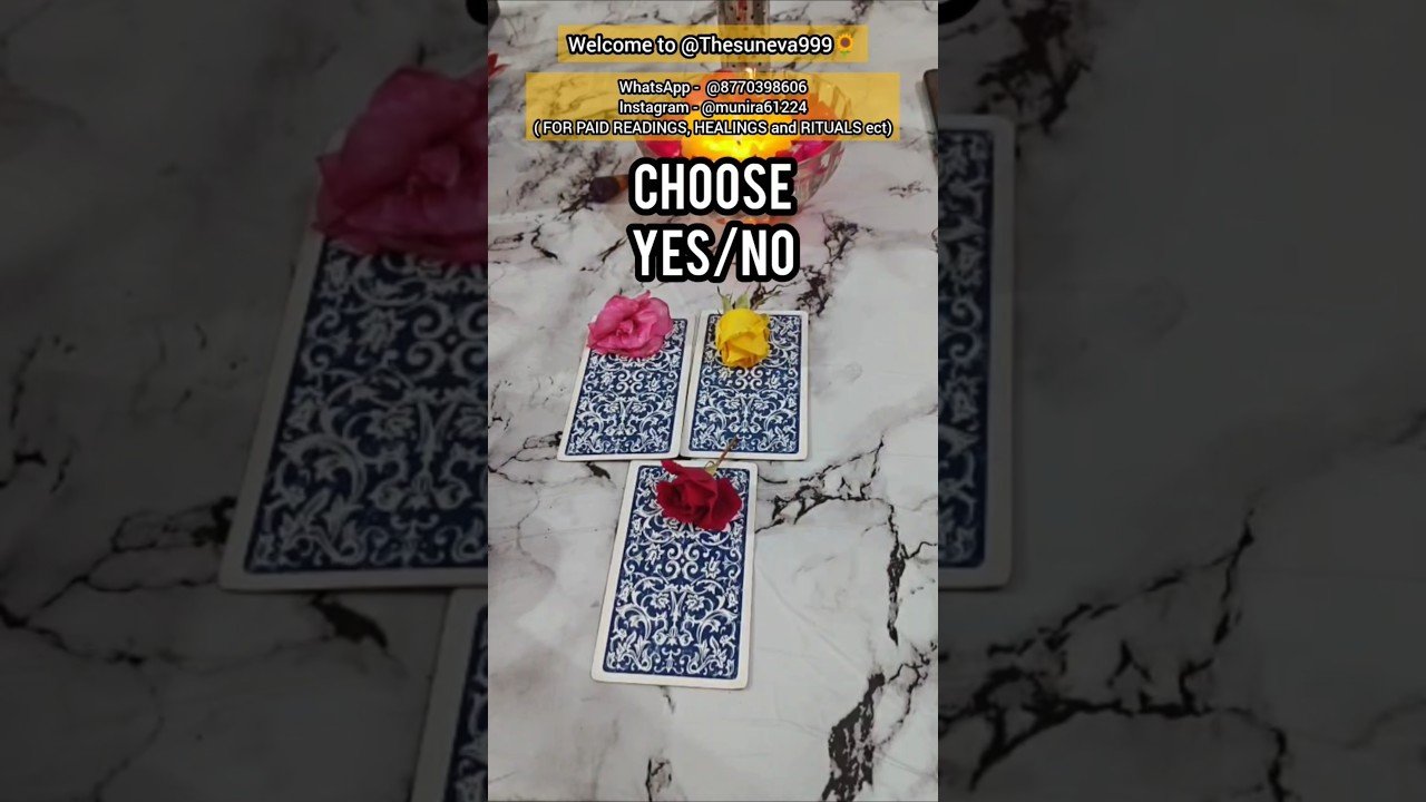 No momento, você está visualizando 💥Think about specific question & Tarot Will Answer✨Yes Or No Pick A Card🍁Timeless Reading🦚#viral