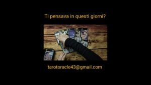 Leia mais sobre o artigo 👉🏼Ti pensava in questi giorni? #TarotOracle #pickacard #tarot #tarocchi #TaronlineLettura