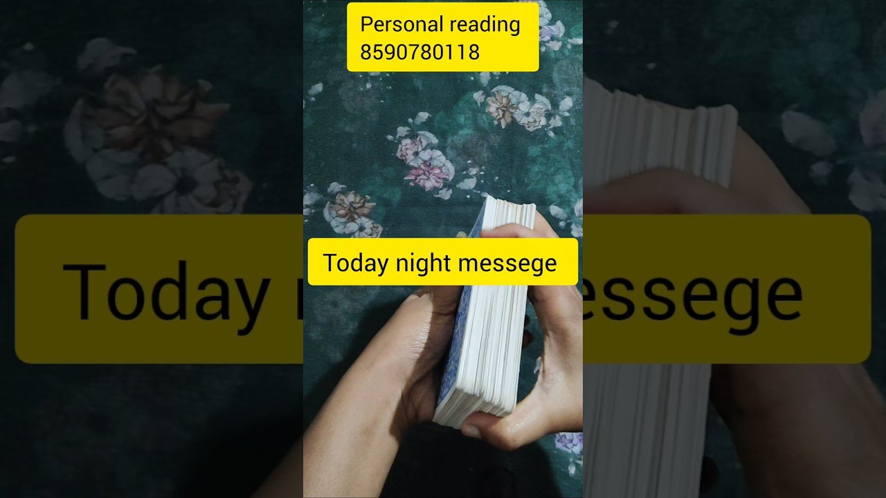 No momento, você está visualizando Today night message 🙏#tarot #collectivereading #generalreading #timelessreading