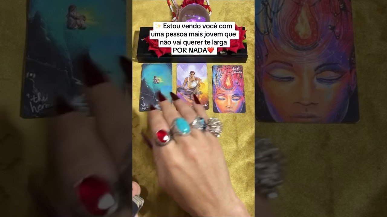 No momento, você está visualizando VOCÊ E UMA PESSOA MAIS NOVA!!! 🤯✨️❤️ #tarot #baralhocigano #cartasciganas #tarotafetivo #amor