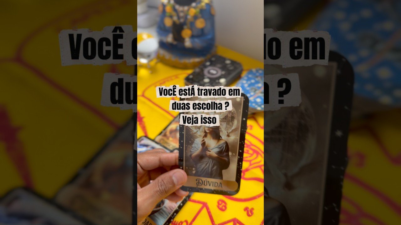 No momento, você está visualizando Você está travada em duas escolha ? #tarot #deustemumapalavrapravoce #taro
