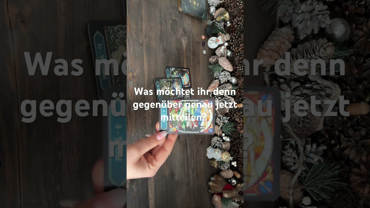 No momento, você está visualizando Was möchtet ihr denn gegenüber genau jetzt mitteilen? #liebe #tarot #soulmate