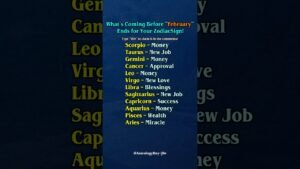 Leia mais sobre o artigo What’s Coming Before February Ends #zodiac​​ #zodiacsigns​​ #astrology​​ #horoscope #tarot​​