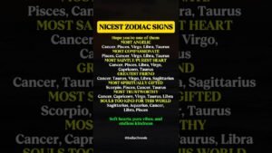 Leia mais sobre o artigo Where Kindness Lives in the Zodiac Sign #zodiac #zodiacsigns #astrology #horoscope #tarot