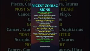 Leia mais sobre o artigo Where Kindness Lives in the Zodiac Signs #zodiac #zodiacsigns #astrology #horoscope #tarot