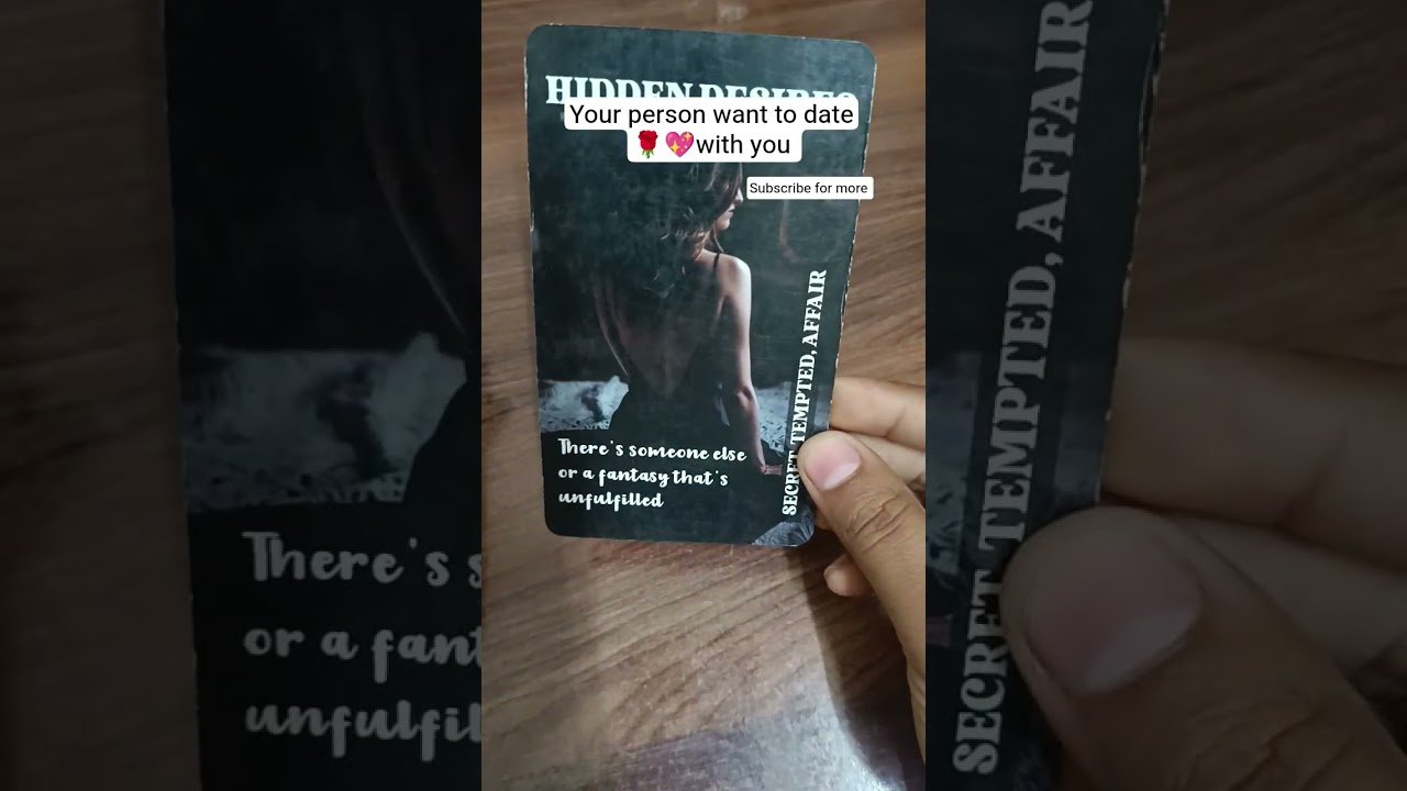 No momento, você está visualizando Your person want to date🌹💖with you #tarot #crush #divinevibetarot