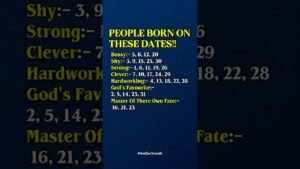 Leia mais sobre o artigo Zodiac Sign Born On These Days #zodiac #zodiacsigns #astrology #horoscope #tarot