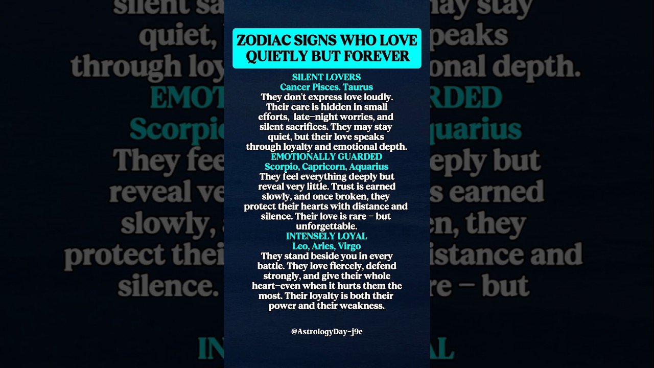 No momento, você está visualizando ZODIAC SIGN WHO LOVE QUIETLY BUT FOREVER #zodiac #zodiacsigns #astrology #horoscope #tarot