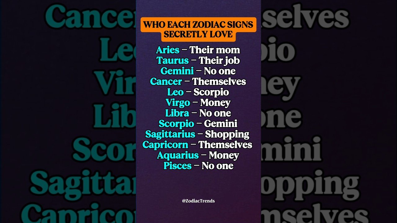 No momento, você está visualizando Zodiac Signs Secretly Loves #zodiac #zodiacsigns ##astrology #horoscope #tarot