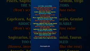 Leia mais sobre o artigo ZODIAC SIGNS WITH DARKNES #zodiac #zodiacsigns #astrology #horoscope #tarot