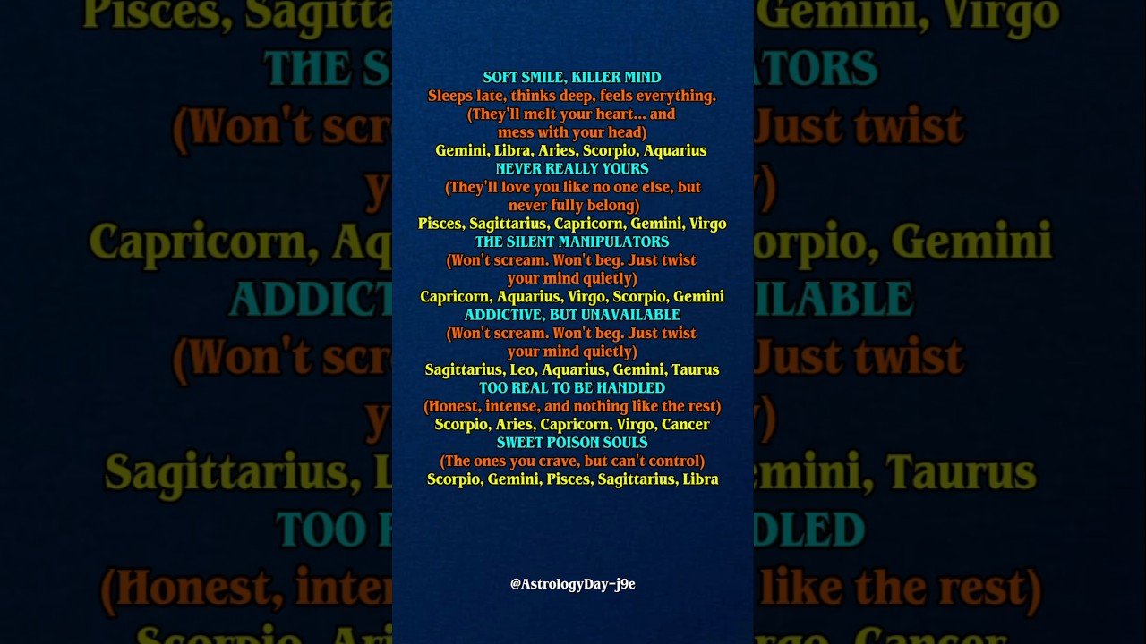 No momento, você está visualizando ZODIAC SIGNS WITH DARKNES #zodiac #zodiacsigns #astrology #horoscope #tarot