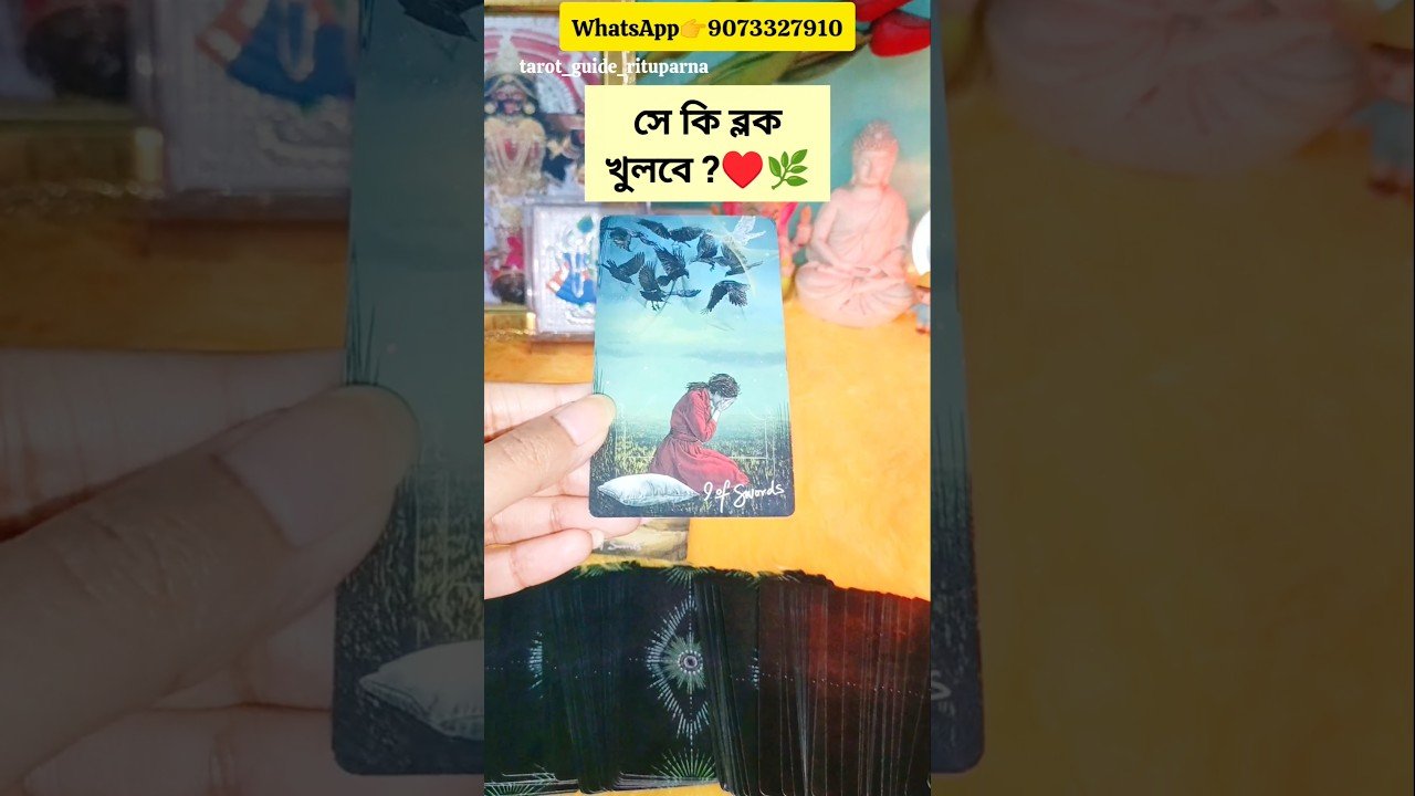 No momento, você está visualizando সে কি ব্লক খুলবে🌹♥️🌿 #tarot #tarotshorts #banglatarot #soulmate #love ‎@tarot_guide_rituparna