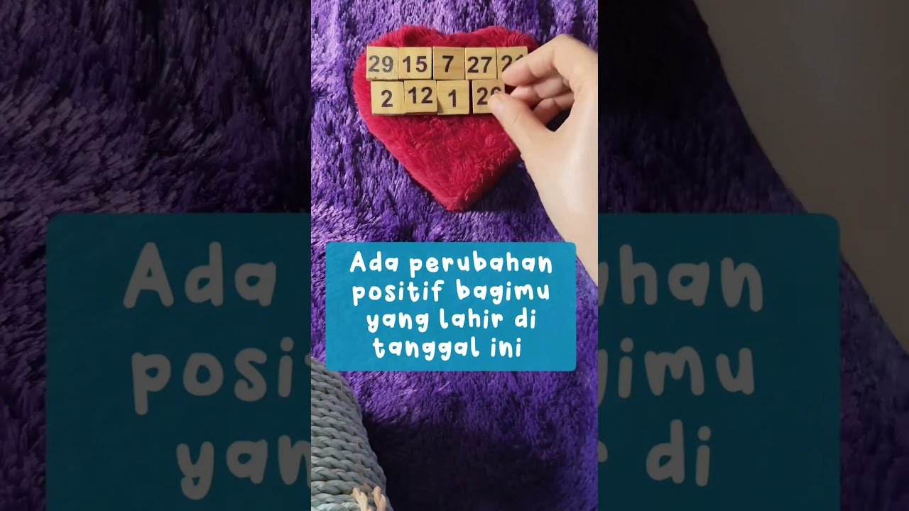 No momento, você está visualizando Ada perubahan positif bagimu yang lahir di tanggal ini 🍀 #tarot #tarotreading #gemintangtarot