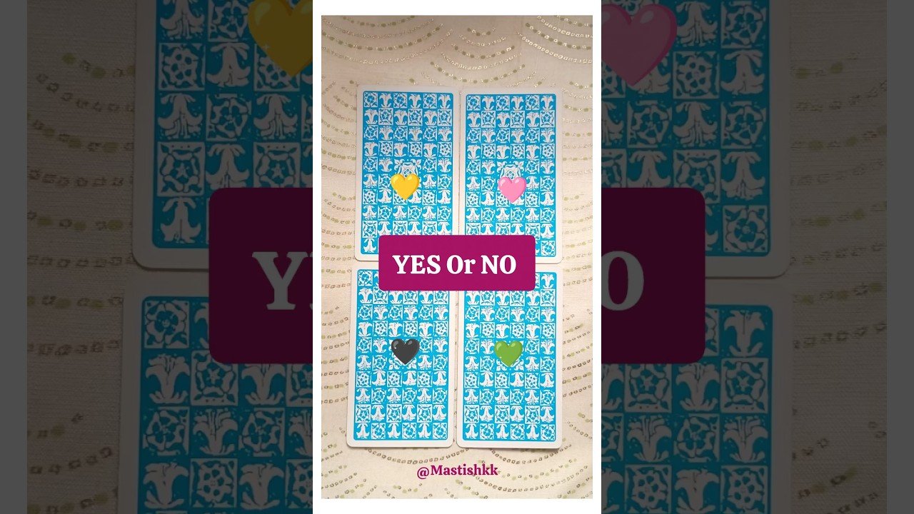No momento, você está visualizando ✨YES Or NO Tarot Reading 🔮✨