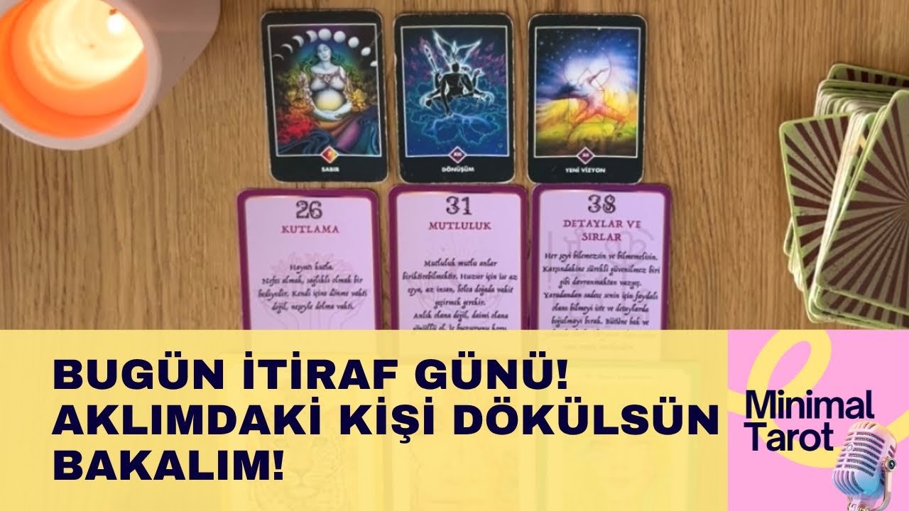 No momento, você está visualizando Bugün İtiraf Günü! Aklımdaki Kişi Dökülsün Bakalım! #tarot #keşfet #minimaltarot