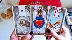 Leia mais sobre o artigo 🙄ELE(A) FICA OU SAI DA MINHA VIDA TAROT? O QUE ELE SENTE POR MIM HOJE?🔮Baralho Cigano/Tarot Hoje