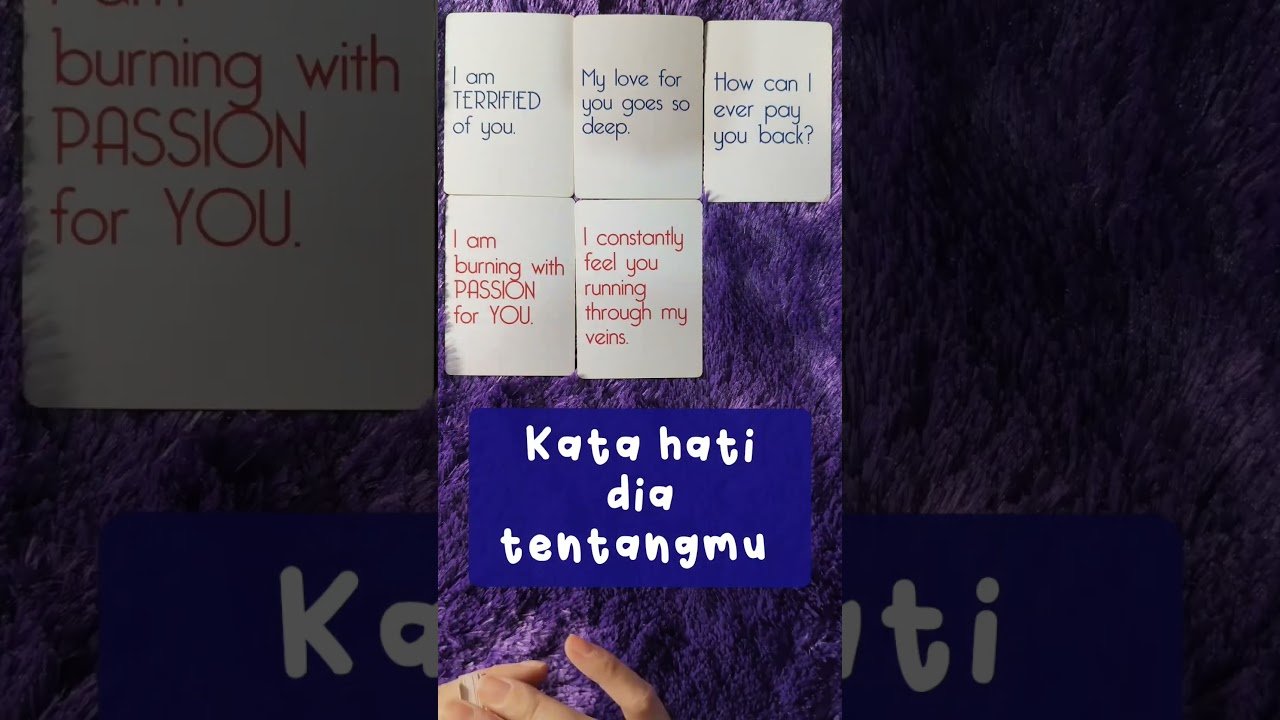 No momento, você está visualizando Kata hatinya tentangmu👩‍❤️‍👨 #tarot #tarotreading #gemintangtarot