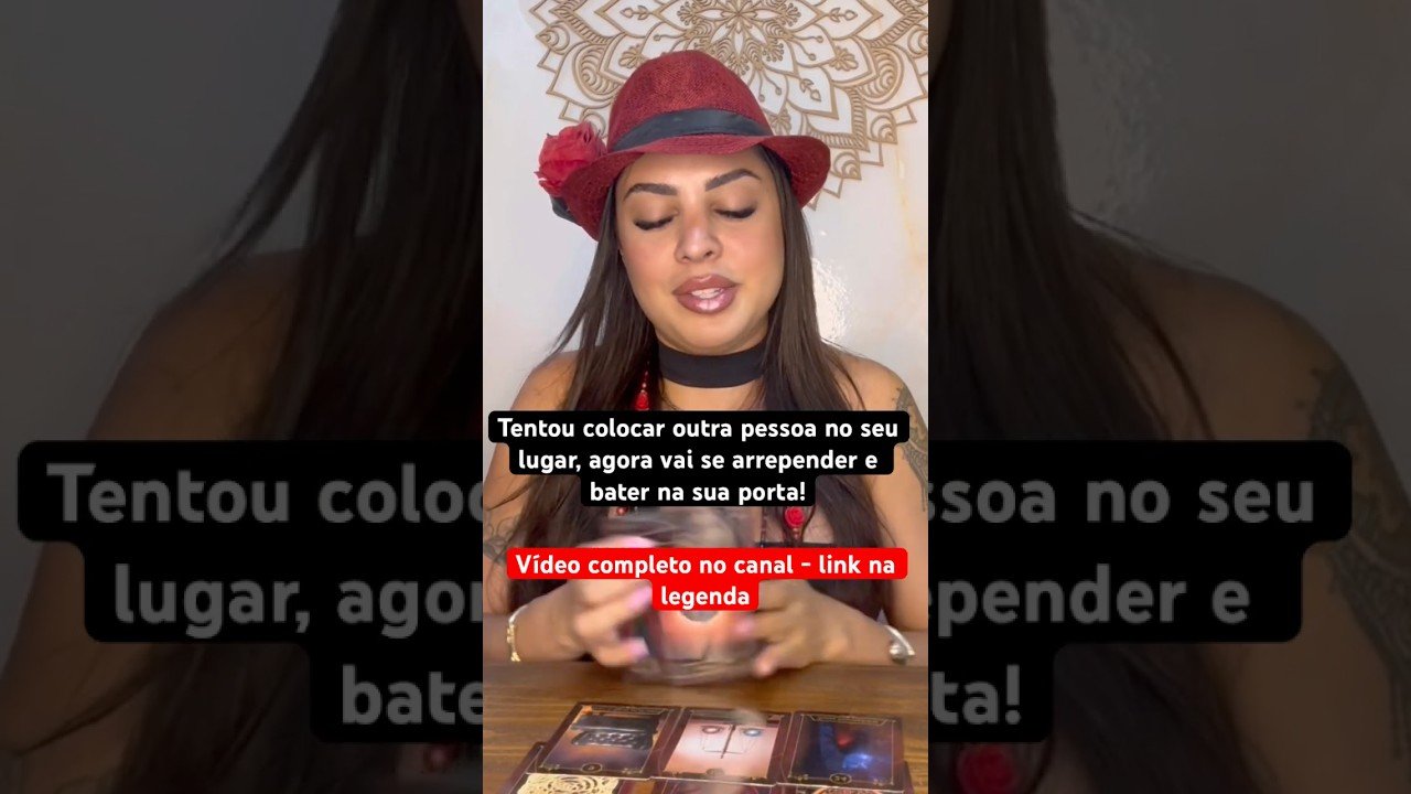 No momento, você está visualizando Link do vídeo completo a cima ⬆️. #tarot #baralhodemariapadilha #cartomancia