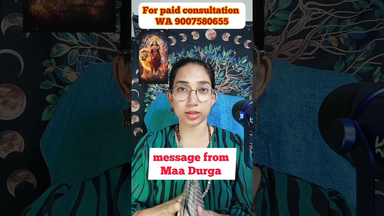 No momento, você está visualizando Message from Maa Durga #tarot #maadurga #durga #navratri  #astrology