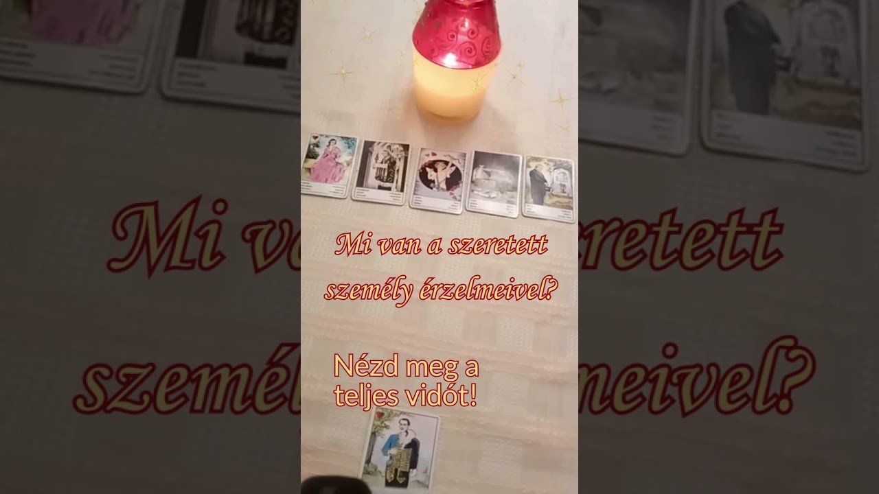 No momento, você está visualizando Mi van a szeretett személy érzelmeivel?  💘✨😃  #love  #tarot