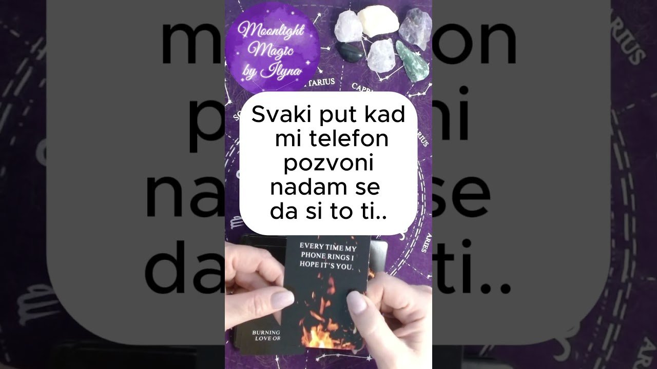 No momento, você está visualizando ✨PORUKA TVOJE OSOBE!✨STA ZELI DA TI KAZE✨MORAM DA TI KAZEM ISTINU…ZELIM BUDUCNOST SA TOBOM..💞💞