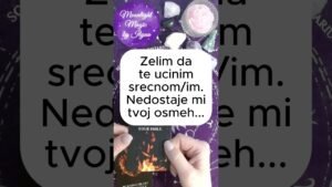 Leia mais sobre o artigo ✨PORUKA TVOJE OSOBE!✨STA ZELI DA ZNAS✨UDALJENOST MEDJU NAMA ME UBIJA…NE MOGU TE PUSTITI…💔💖💖