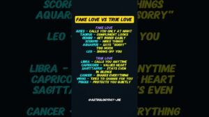 Leia mais sobre o artigo Real Love vs Fake Love #zodiac #zodiacsigns #astrology #horoscope #tarot