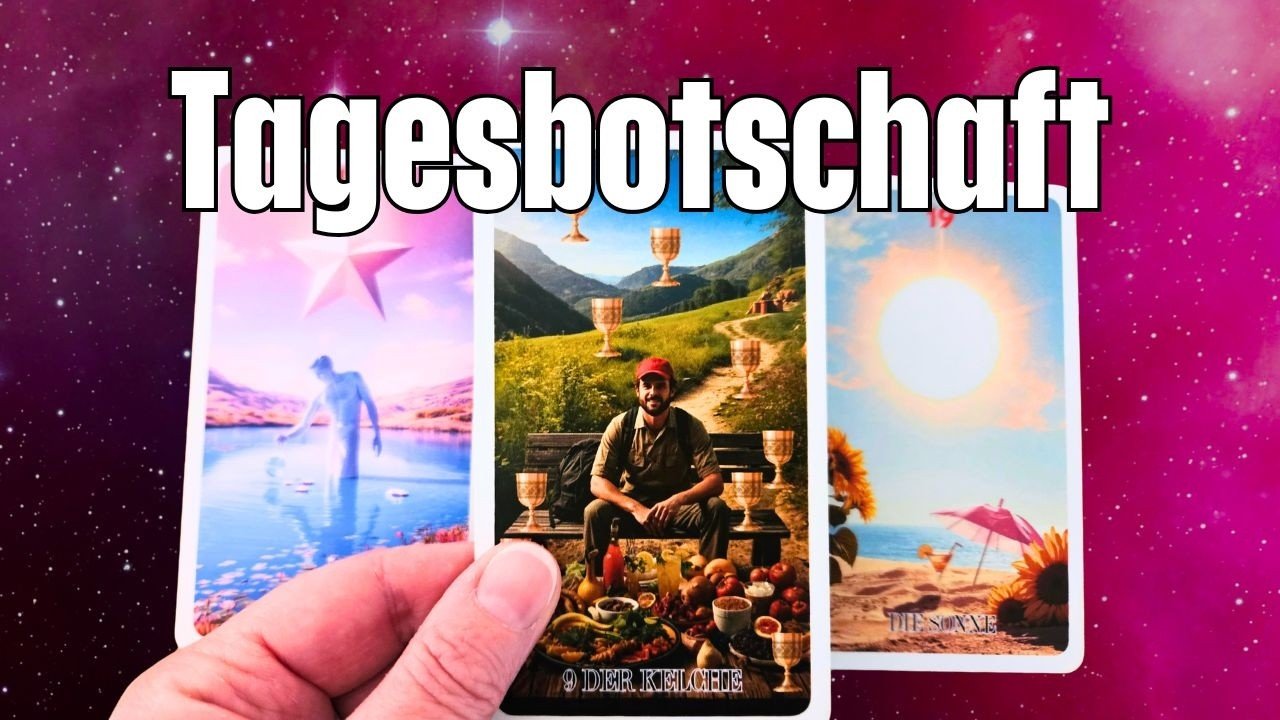 No momento, você está visualizando Tagesbotschaft für Dich |  Das wird Dein Glückstag | Gute Neuigkeiten | Super Zeit mit Jemanden